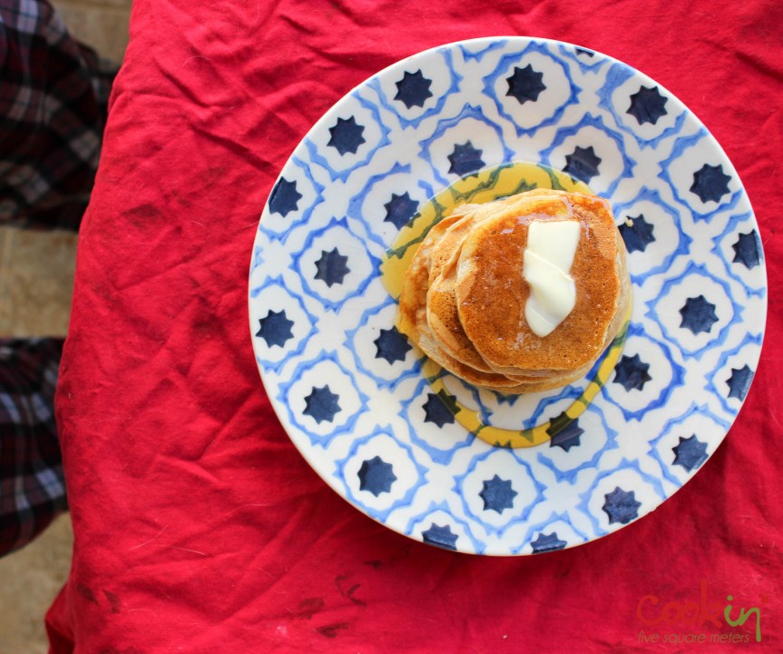 Apple Butter Bourbon Pancakes Recipe - Cookin5m2-1
