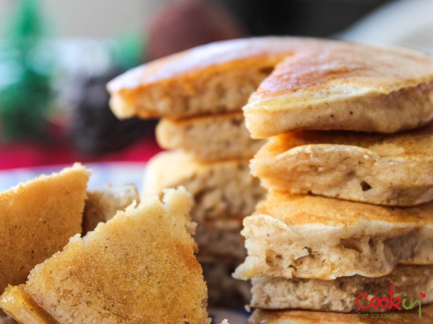 Apple Butter Bourbon Pancakes Recipe - Cookin5m2-6