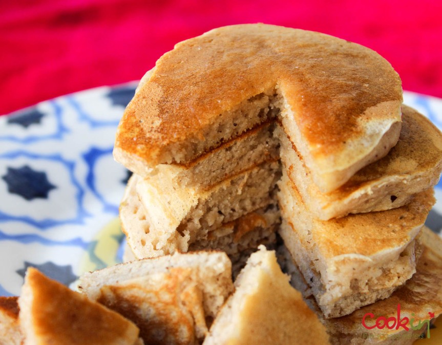 Apple Butter Bourbon Pancakes Recipe - Cookin5m2-7