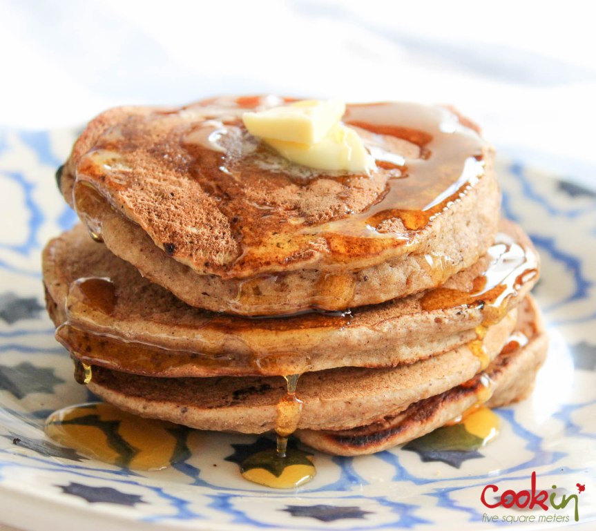 Apple Butter Bourbon Pancakes Recipe - Cookin5m2-8