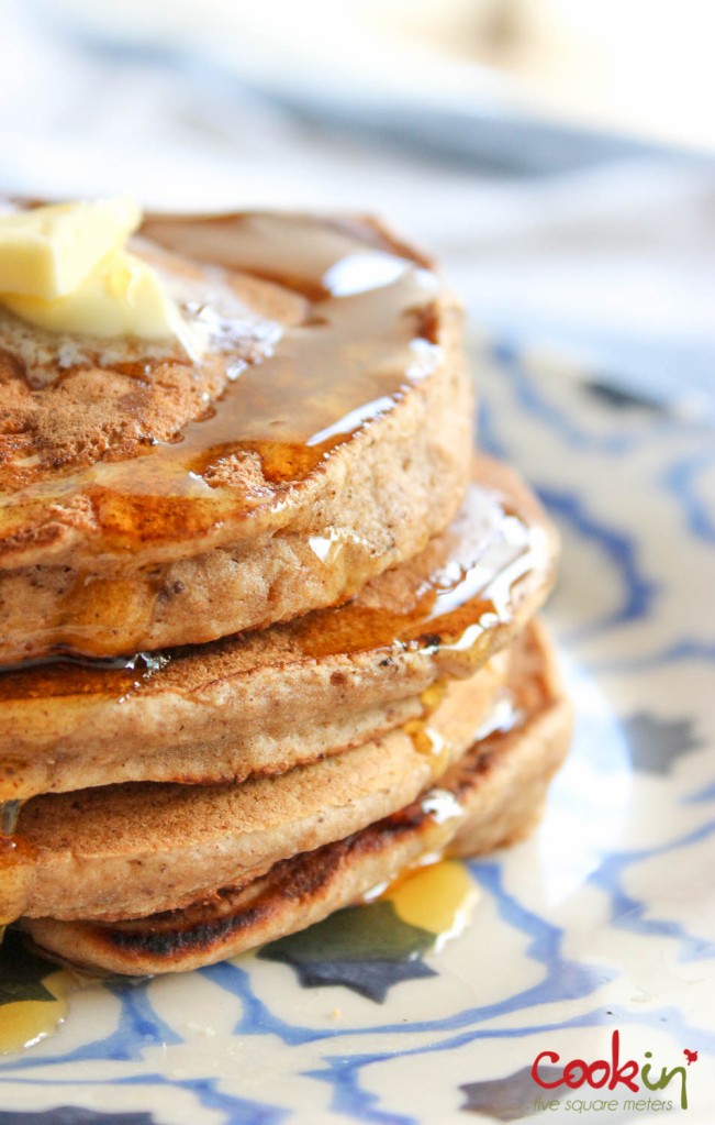 Apple Butter Bourbon Pancakes Recipe - Cookin5m2-9